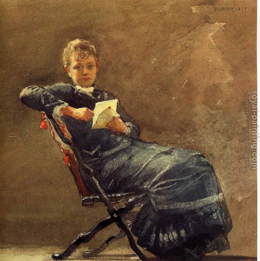 Winslow Homer : Girl Seated II